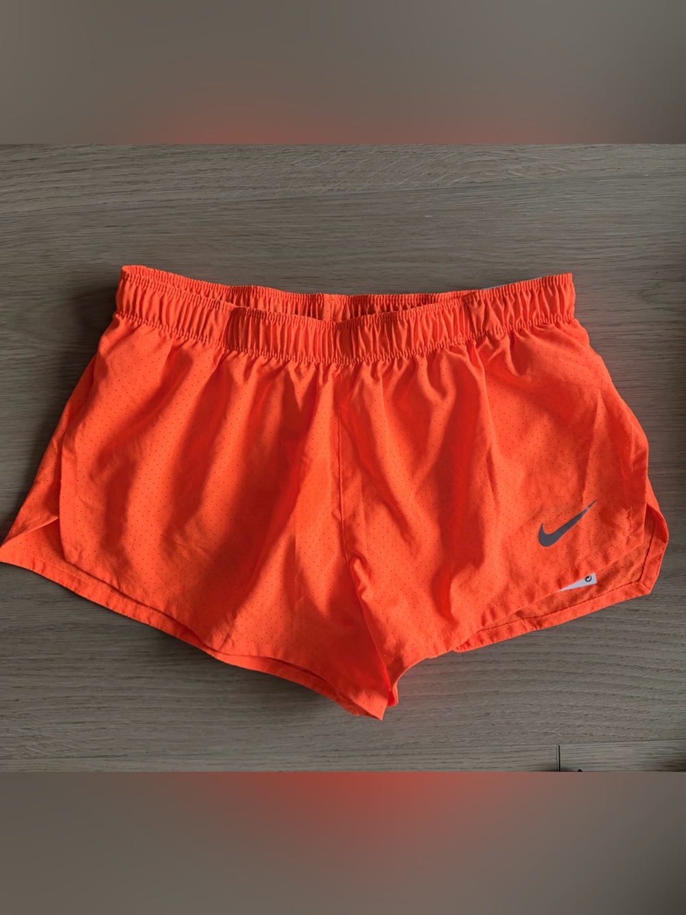 Nike Men’s 2” Running Shorts - Medium - Total Orange/Reflective Silver - NWT